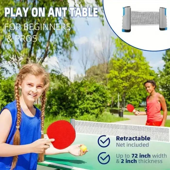 Filet de Ping-Pong rétractable universel