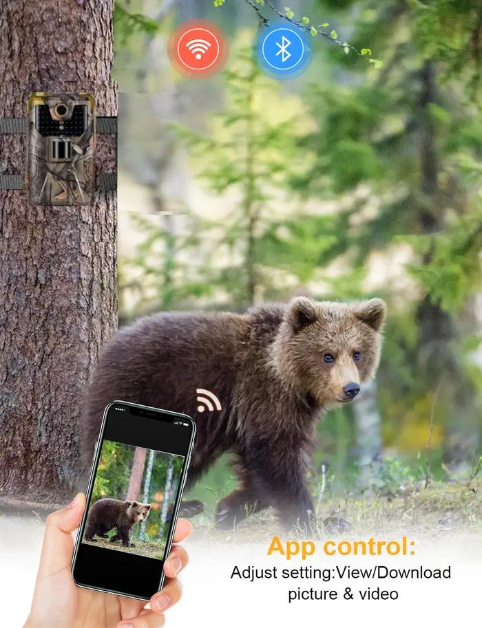 Caméras de chasse Wifi 4k en plein air