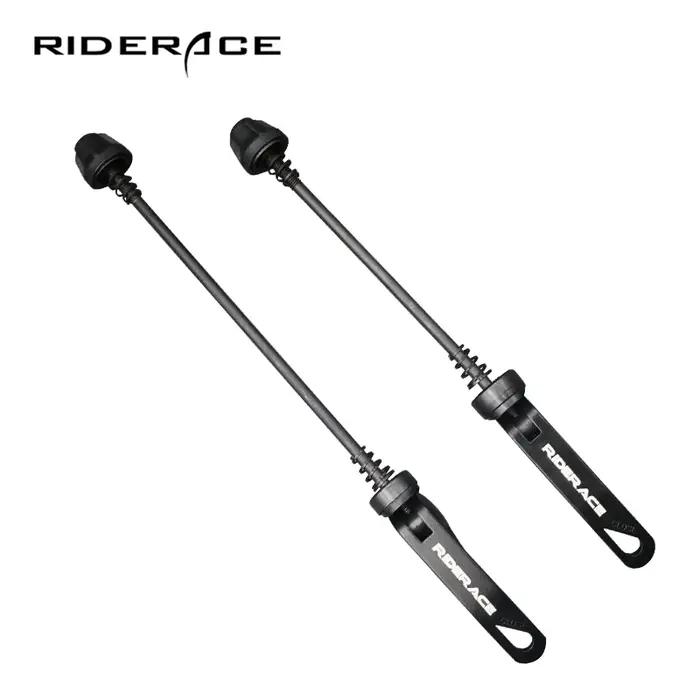Brochettes de moyeu de roue de vélo avant arrière QR