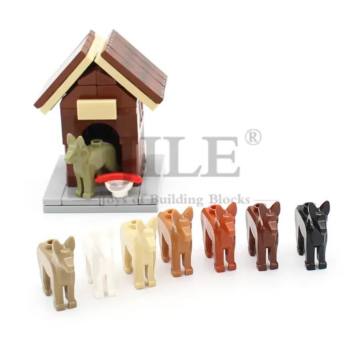 Blocs de construction MOC pour chien compatibles Lego pour stimulation intellectuelle et manuelle pour chiots et chiens adultes occasions quotidiennes et cadeaux pour animaux de compagnie
