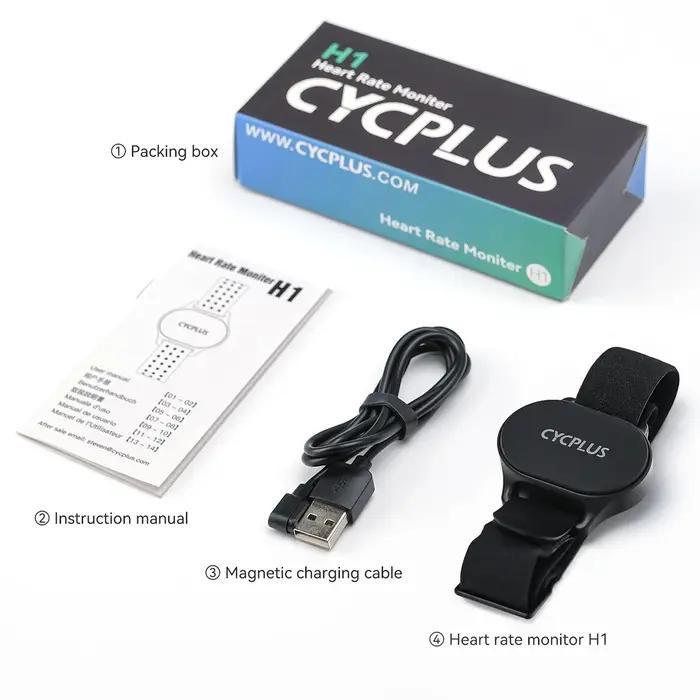 CYCPLUS capteur de fréquence cardiaque brassard ceinture de poignet Bluetooth ANT + moniteur de Fitness pour ordinateur