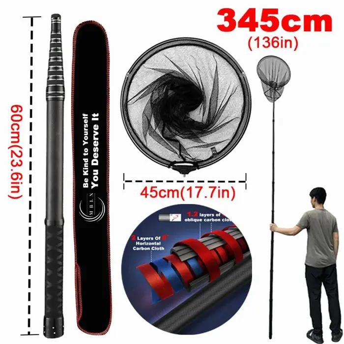 Marque MBLN, filet d'atterrissage pliable Portable en Fiber de carbone