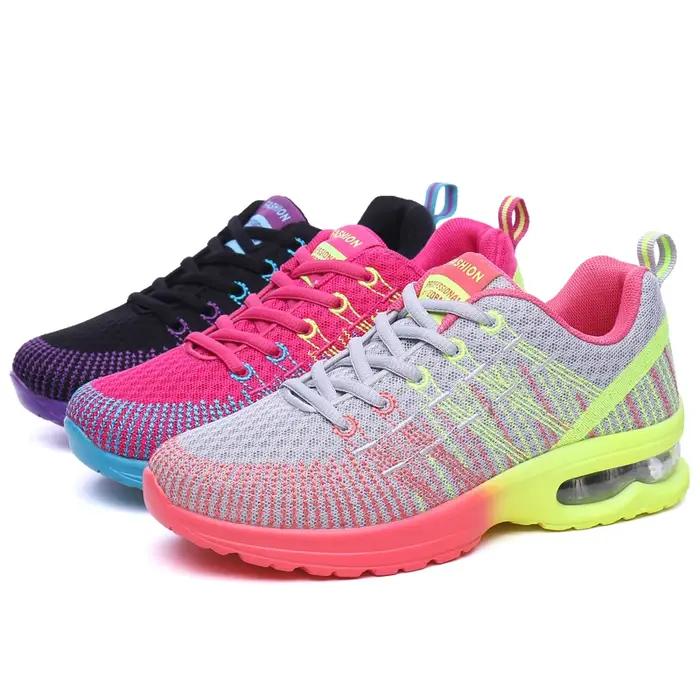 Baskets à plateforme respirantes pour femmes, chaussures de sport décontractées, confortables, surél