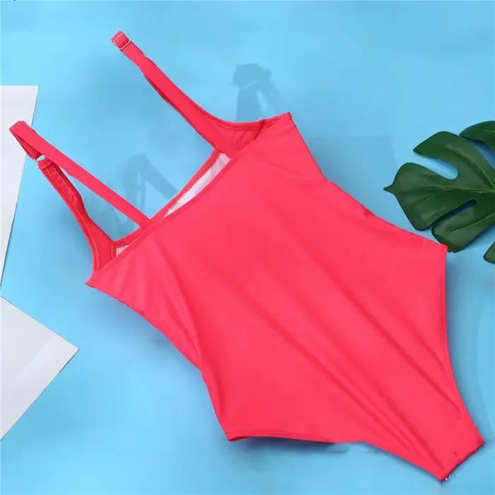 Été Sexy une pièce grande taille maillots de bain Push Up femmes grande taille maillot de bain fermé