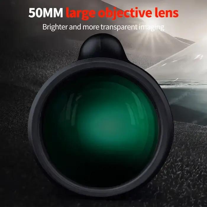 Télescope monocular 10-30x50 HD avec trépied et adaptateur téléphone - longue portée chasse observation