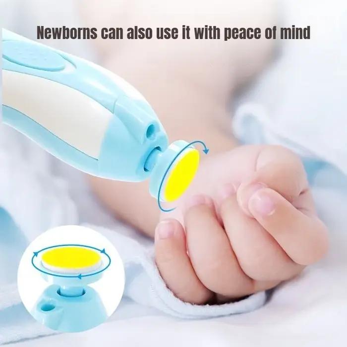 Coupe-ongles électrique multifonctionnel pour bébé, ensemble d'outils de manucure, coupe-ongles pour