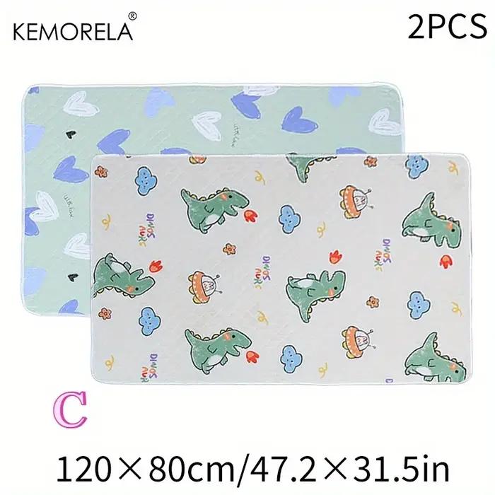 Coussinets d'urine lavables pour chien, 2 pièces, tapis d'entraînement réutilisable pour chien, tapi