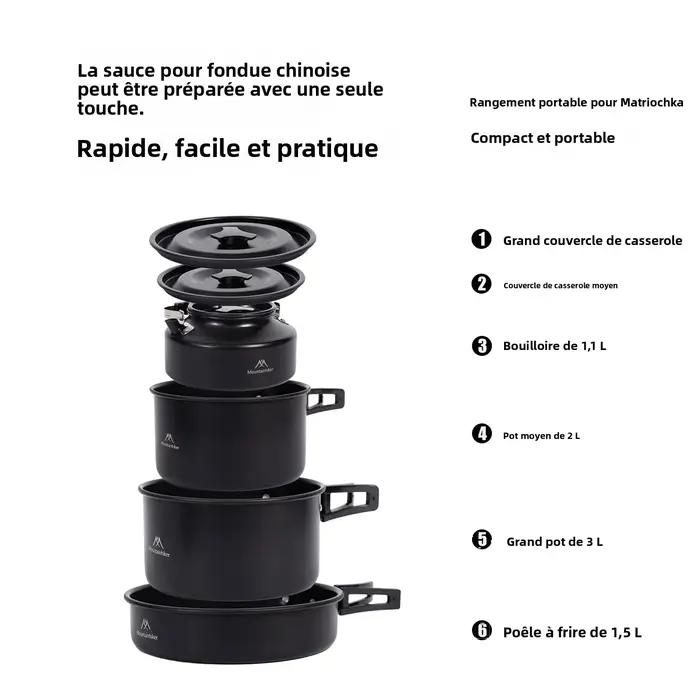 Kit de cuisine tout-en-un pour le camping | Ustensiles
