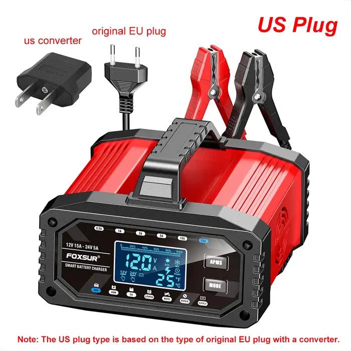 Chargeur de batterie 12V 15A / 24V 5A 300W
