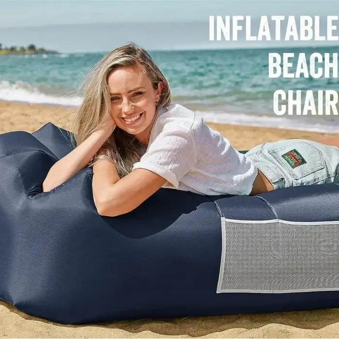 Chaise longue gonflable pour camping et randonnée, meilleur canapé gonflable, chaise de plage idéale