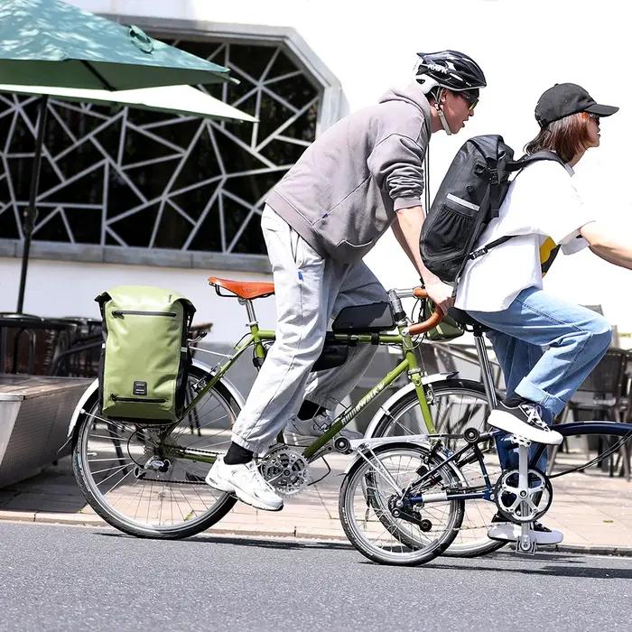 Sac à dos de voyage étanche pour vélo, panier de vélo, sacs de coffre de siège arrière T1, accessoir