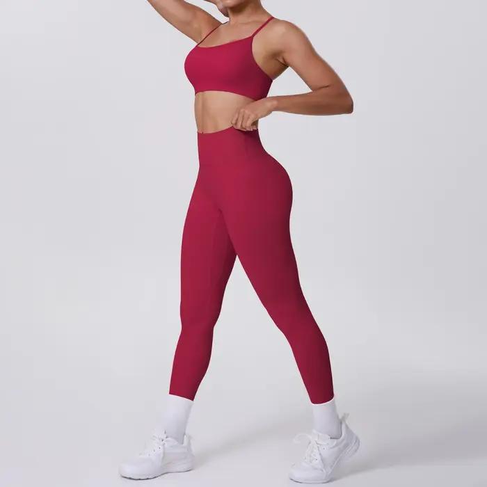 Costume de Yoga ensemble de sport gymnastique sans couture soutien-gorge de sport à fort Impact femm