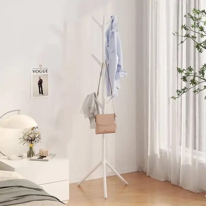Déstockage : Porte-manteau sur pied moderne pour hôtel, support à vêtements, rail de chambre, meuble