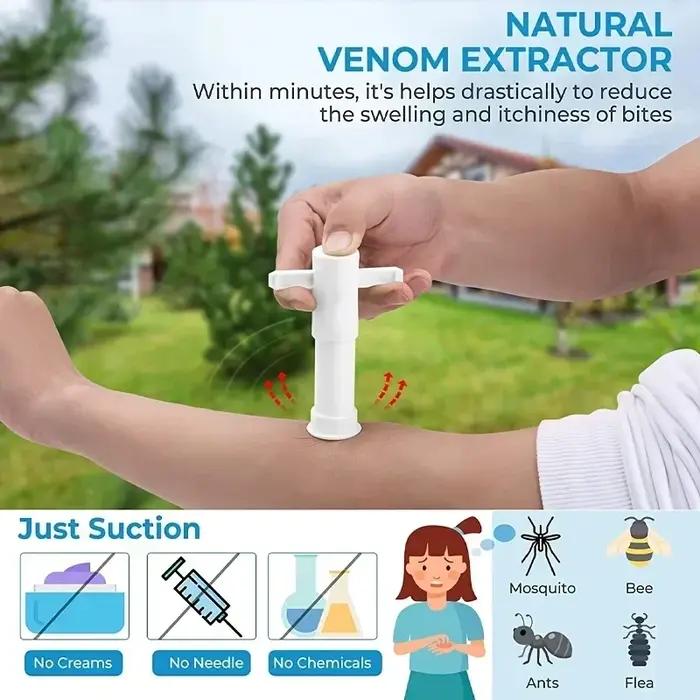 Outil d'aspiration, extracteur de venin - Piqûres d'insectes