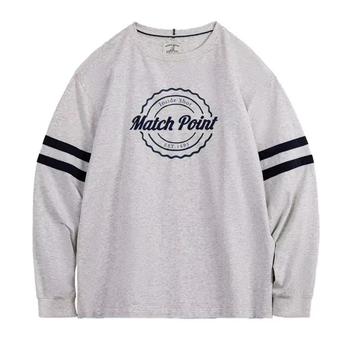 Sweat-shirt rétro à rayures brodées pour hommes, gris, léger, col rond, manches longues, pull en tri