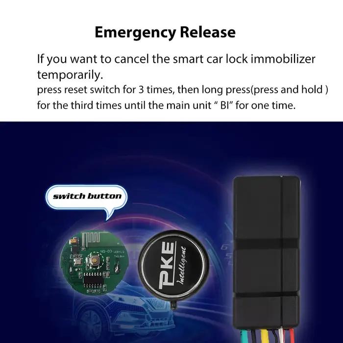 Nouvel immobilisateur de voiture 2.4G sans fil Anti-secouement, verrouillage du moteur, système d'al