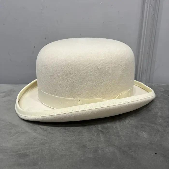Chapeau melon en feutre acrylate pour hommes