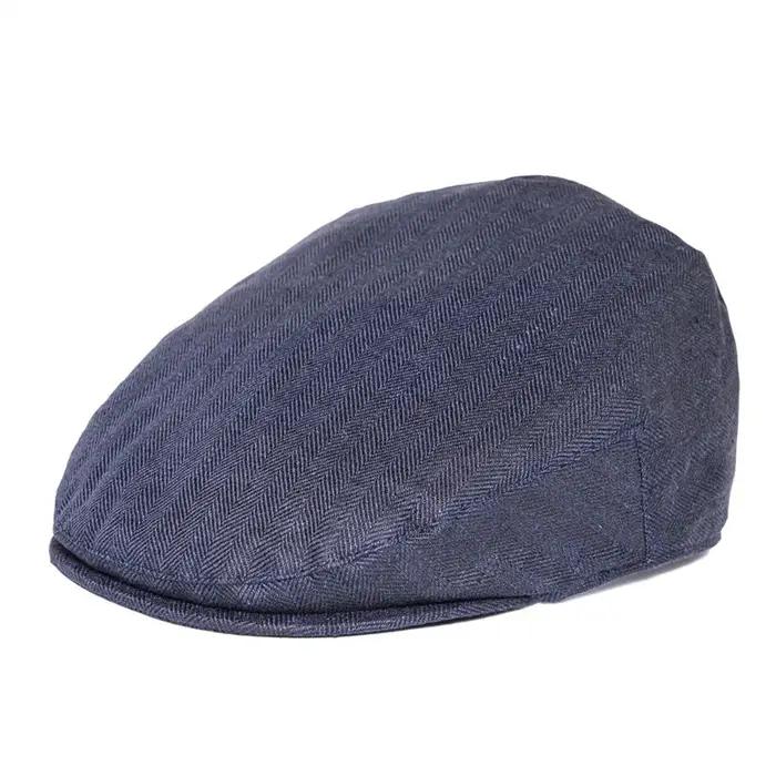 BOTVELA 100% lin casquette plate hommes femmes chevrons casquettes de gavroche conduite Bunnet Ivy c