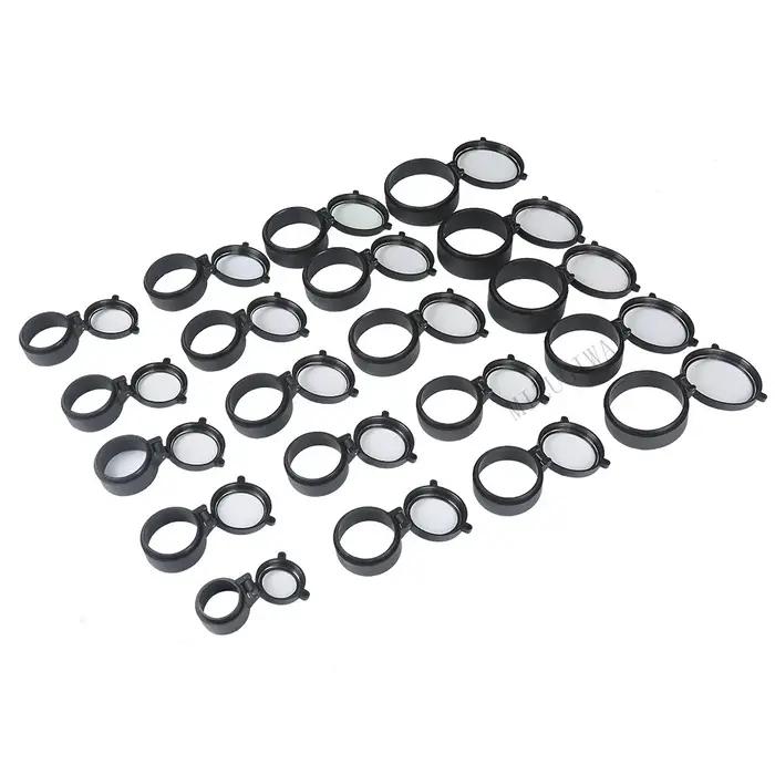 Portée de fusil transparente 30-64mm, ressort à rabat rapide, capuchon de couverture d'objectif ouvert, protection des yeux, lentille d'objectif, pistolet de calibre oculaire
