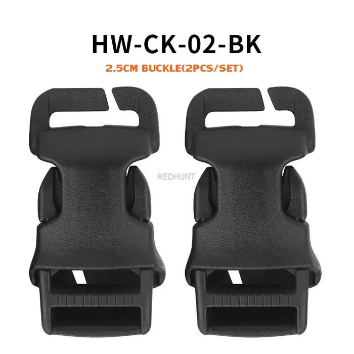 QASM 2pcs 2.5CM Secure and Reliable Tactical Quick-Release Buckles Side Release