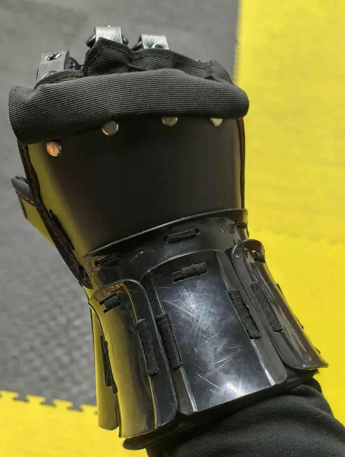 Gants tactiques une main avec gantelets acier - Équipement protection entraînement combat et sparring