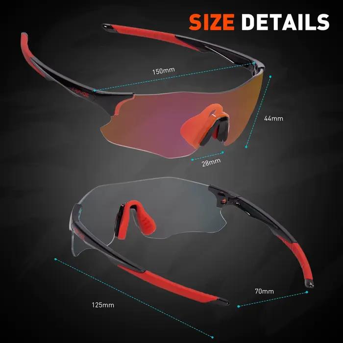 Kapvoe nouvelles lunettes de sport de vélo photochromiques hommes femmes Marathon extérieur vtt cycl