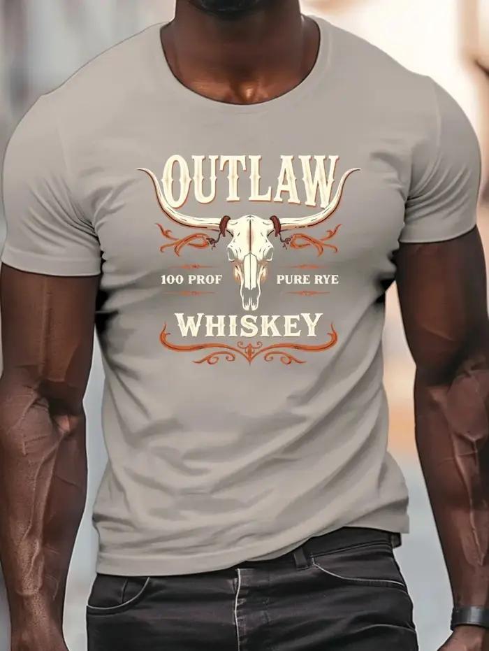 Tshirts graphiques texas longhorn hommes style western vintage imprimé 3d manches courtes décontractés pour été streetwear hauts tendance