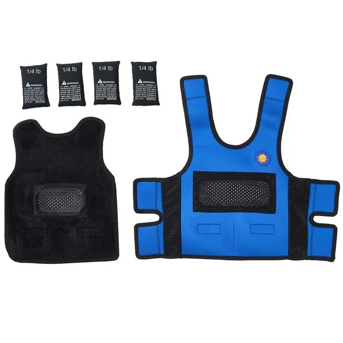 Gilet lesté avec numéro sensoriel, gilet de compression sensorielle pour enfants et adultes avec tro