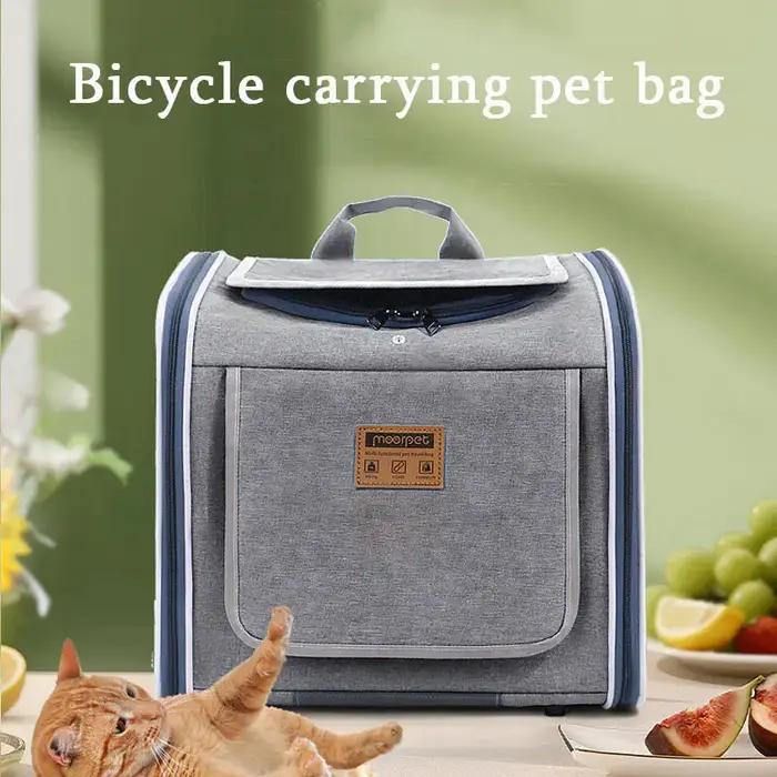 Sac de transport pour animaux de compagnie et vélos, sac portable robuste et élégant pour chats, chiens et déplacements extérieurs