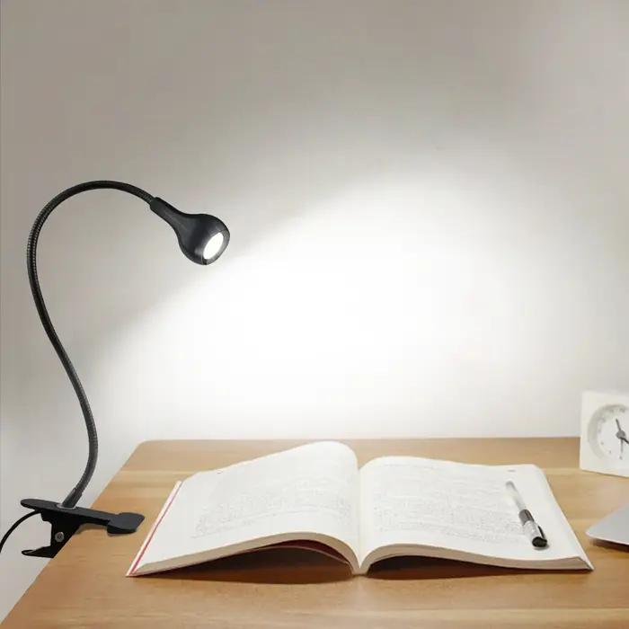 Lampe de Table USB 5V avec support à Clip, accessoires de bureau flexibles pour bureau, chambre à co