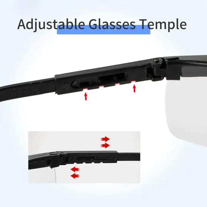 Lunettes de sécurité anti-éclaboussures pour le travail, 2 pièces, protection des yeux, lunettes de