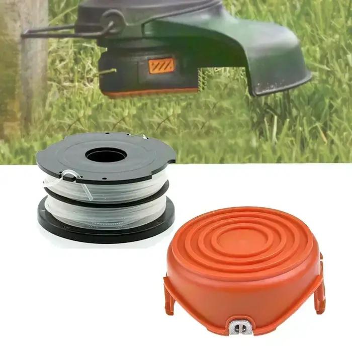 Bobine de tondeuse pour Black & Decker GL675, GL680, GL685, GL686, GL687, GL690, couvercle vert, cap