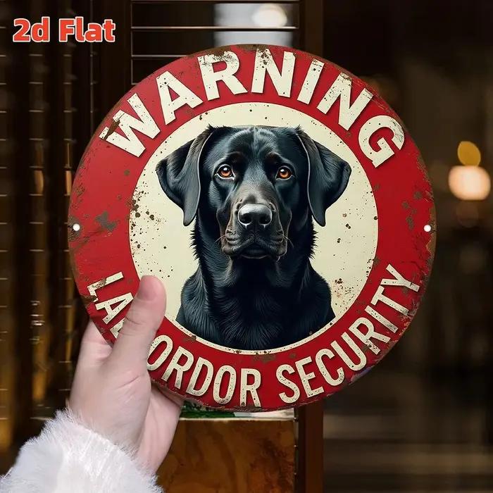 1 pièces 8in 2D planaire vigilant Staffordshire Bull Terrier équipe de patrouille disque rond en bois couleur imprimé noir chien de Police pendentif cadeau