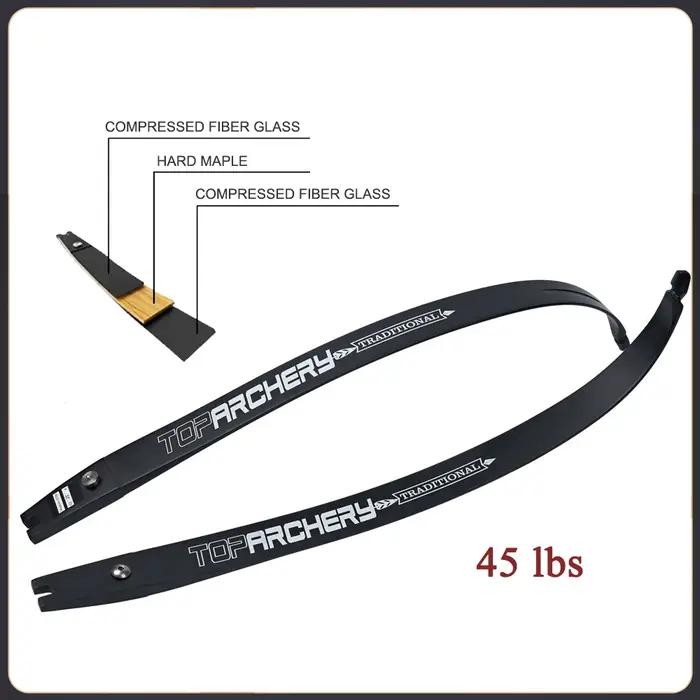 Arc Take Down Recurve Bow en Aluminium 7075 pour Tir à l'Arc Traditionnel Occasions Spéciales Archers Expérimentés et Débutants