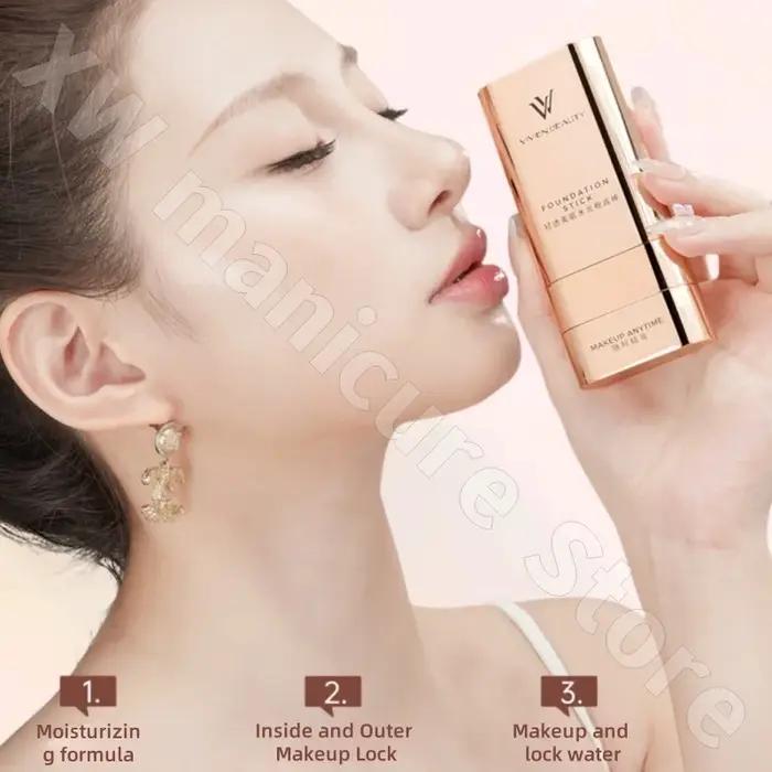 VV – fond de teint liquide Double tête, correcteur, léger et éclaircit la peau et imperméable pour u