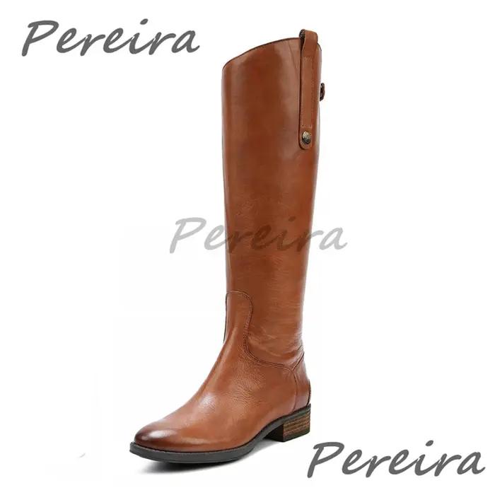 Bottes de chevalier en cuir véritable faites à la main pour hommes