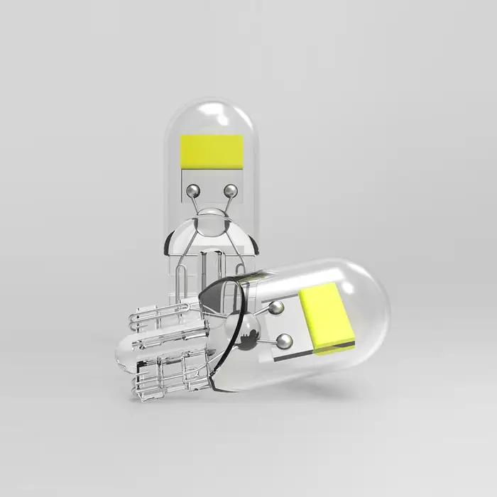 Ampoules Led T10 Canbus W5W saphir COB, 6 pièces, ampoule à cale Led gratuite 6000K 168 194 Led 5w5,