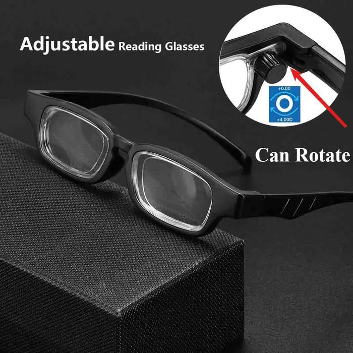 TR lunettes de lecture réglables chaque lentille peut être ajustée 1.0 à 4.0 conception ergonomique