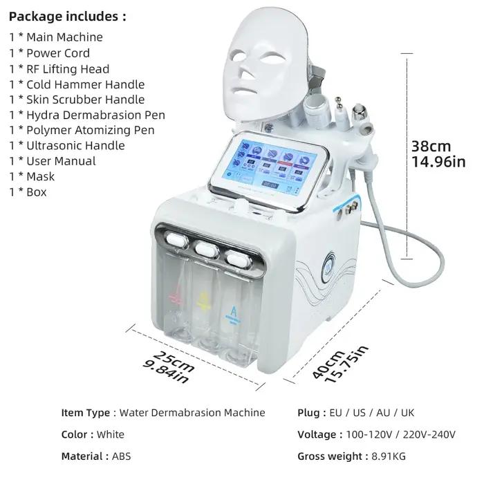 Missheart professionnel beauté Machine faciale Hydra Aqua nettoyage en profondeur dispositif de soin