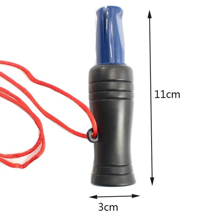 Sifflet appel canards premium plastique chasse extérieur gibier d'eau oies colverts imitation sonore