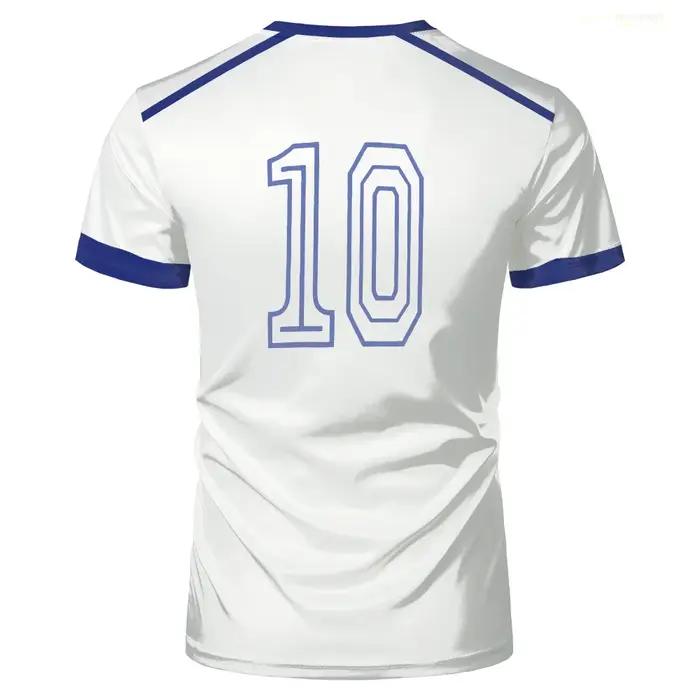 Capitaine graphique t-shirts été hommes Anime Football Club t-shirt 2024 équipe