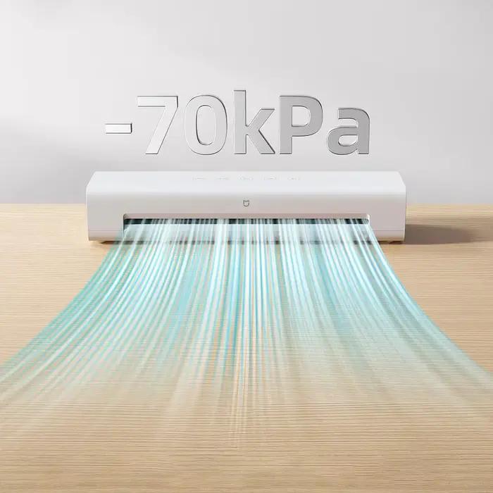 Machine à sceller sous vide MIJIA, aspiration de 70 kPa, modes sec/humide, 10 sacs sous vide, systèm