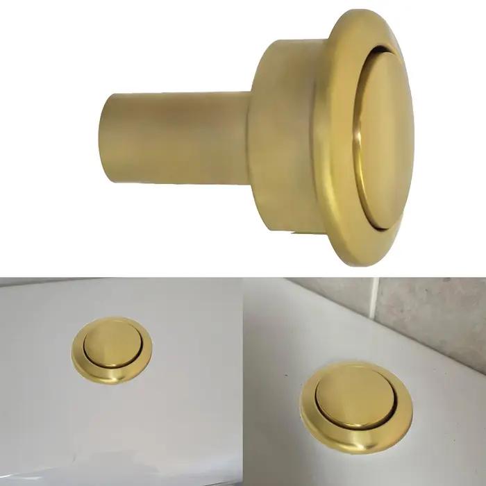 Pour Siamp pour Storm 33A bouton poussoir de toilette or brossé bouton de chasse d'eau pour la maison salle de bain Valve de chasse d'eau 34335077