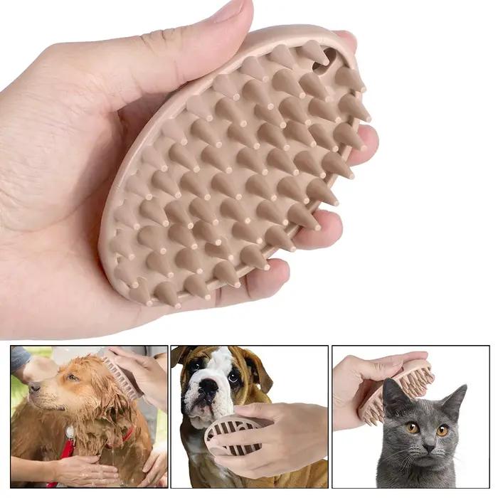 Rapidly Books-Brosse de massage pour animaux de compagnie