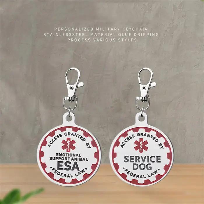 Étiquettes d'identification de chien de service pour chiens