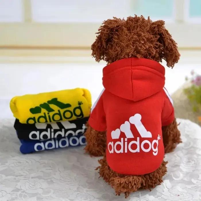 LETVIA chiens sweat à capuche avec lettres automne hiver animal de compagnie manteau chaud