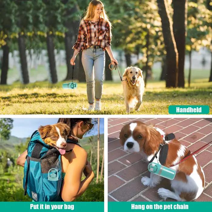 Sac poubelle extérieur portatif de toilette pour animaux de compagnie