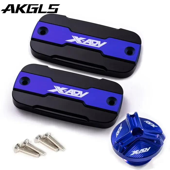 Bouchon de réservoir de liquide de frein avant de moto + bouchon de Port de remplissage, accessoires