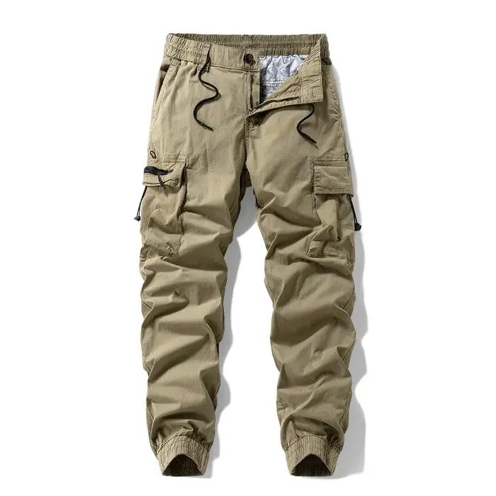 Pantalon jogger chasse tactique léger ripstop multi-poches cargo élastique taille plus 40