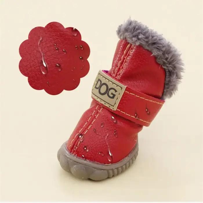 Bottes de neige imperméables pour animaux de compagnie